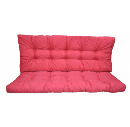 Vankúš na záhradnú hojdačku 160 cm - látka malinovo modrá