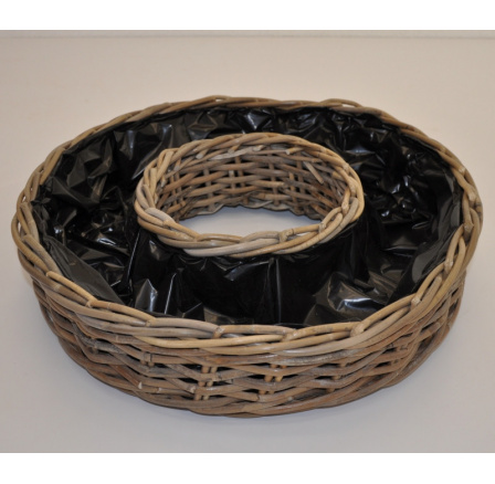 Ratanový kvetináč Kolo ratan kubu priemer 50 cm Ratanový kvetináč Kolo ratan kubu priemer 50 cm