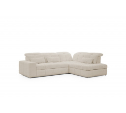 Pravostranná rozkladacia rohová sedačka Magnelio L, béžová Catch me 2