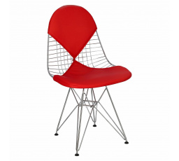Stolička Net double červený vankúš