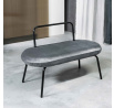 Lavica INA GREY 95x45x61 cm ALL 828275