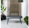 Lavica INA GREY 95x45x61 cm ALL 828275
