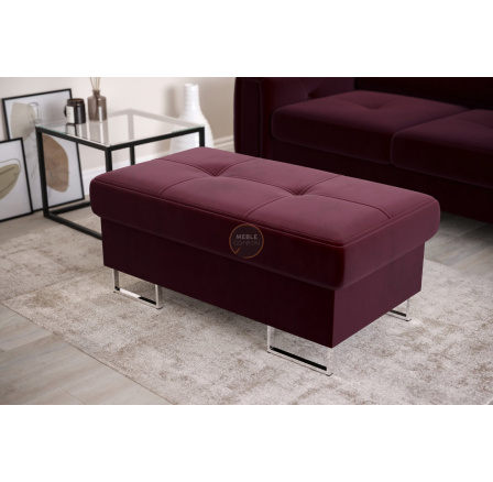 Taburet s úložným priestorom 100x55 cm GALAXY - Odtiene vínovej Taburet s úložným priestorom 100x55 cm GALAXY - Odtiene vínovej