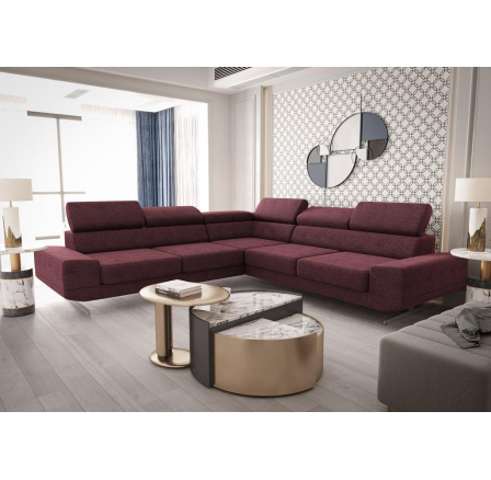 Rohová sedacia súprava MILANO MAX 270x270 cm - vínová Rohová sedacia súprava MILANO MAX 270x270 cm - vínová