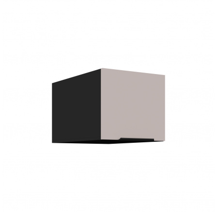 Horná skrinka ARONA - 40 NAGU-36 1F, Čierna mat/Kašmír