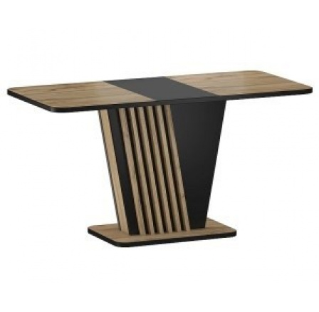 LAMESA XL - jedálenský stôl - laminát DUB ARTISAN/BLACK (NEVIODACZ125) (S)(K150-E) NOVINKA
