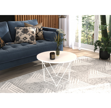 Konferenčný stolík LIAM Biela+Biela