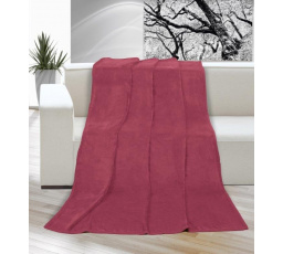 Deka micro dvojlôžko 200x230cm vínová