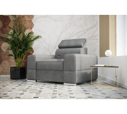 Kreslo ROYAL 114 cm - sivá