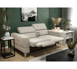 Sofa TOSCANIA II, relax 185 cm - sivá