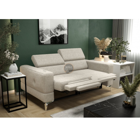 Sofa TOSCANIA II, relax 185 cm - sivá