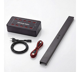 USB SADA PRE SKRIŇU BARTEN S NABÍJAČKOU ČIERNA RAL9005