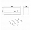 Komoda SIMPLICITY 232, Biely lesk