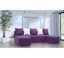 Rohová sedacia súprava v tvare U FILIP 3 