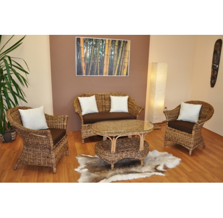 Súprava pohovky z banánového listu Memble