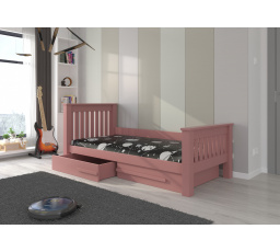 Posteľ CARMEL s matracom 200x90 Pink+Pink