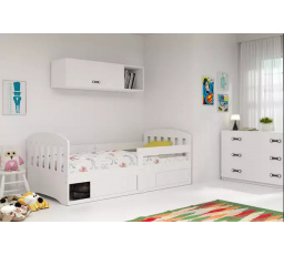 Detská posteľ CLASSIC bez matraca, Biela