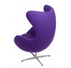 Kreslo Vajce fialový kašmír 4 Premium