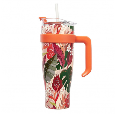 Termohrnček Miami Tropical oranžový Termohrnček Miami Tropical oranžový
