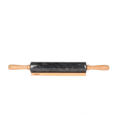 Valček na cesto MARBLE čierny 45 cm ALL 812038