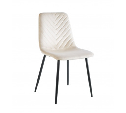 Stolička velvet béžová K5-FX