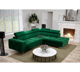 Rohová sedacia súprava ORION II s funkciou spania 225x255 cm - voliteľný odtieň - pravá