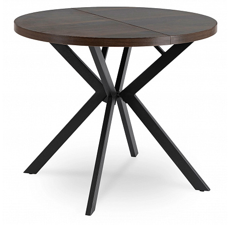 Rozkladací stôl LUGO 90-190 cm Orech/Čierny Rozkladací stôl LUGO 90-190 cm Orech/Čierny