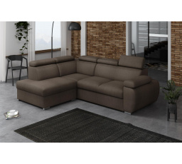 Rohová sedacia súprava Bodie IV ľavá hnedá