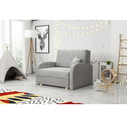Kreslo Vivian Soft I - sivé Kreslo Vivian Soft I - sivé