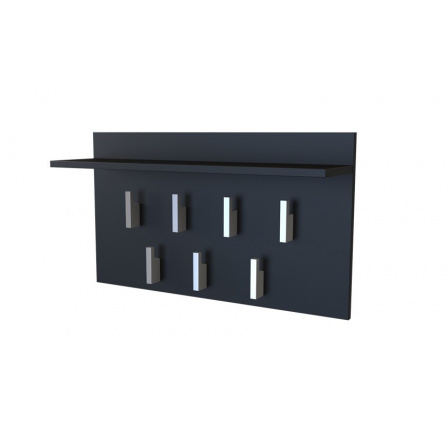 Nástenný vešiak Modis 2F čierna