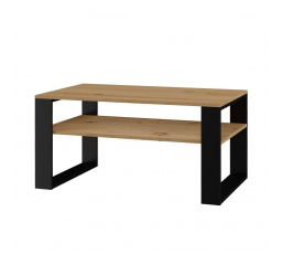 Konferenčný stolík SAVA 1, Dub artisan/Čierna