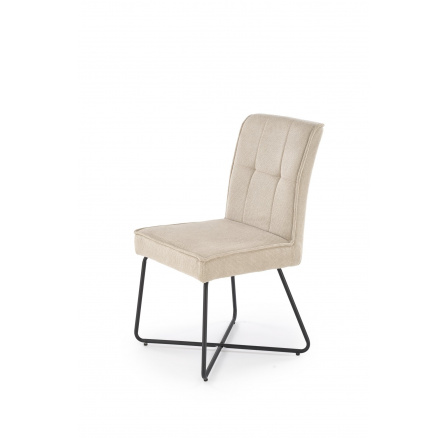 Jedálenská stolička K534, béžová/čierna