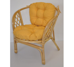 Vankúš pre kreslo Bahama žlté odlesky