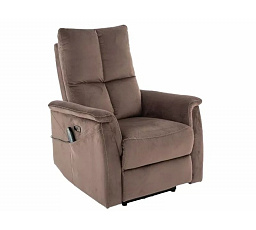 Rozkladacie kreslo NEPTUN M VELVET, Cappuccino BLUVEL 38