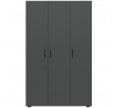 Šatní skriňa BASIC 3D Antracit tmavá