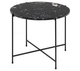 Konferenčný stolík Avila nízky čierny mramor