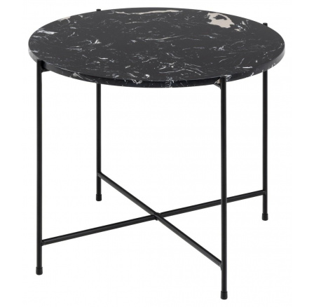 Konferenčný stolík Avila nízky čierny mramor