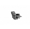 PREDPREDAJ -15% do 28.04! Relaxačné kreslo s elektrickým rozkladaním, sivý zamat Riviera 91 FR15-FX