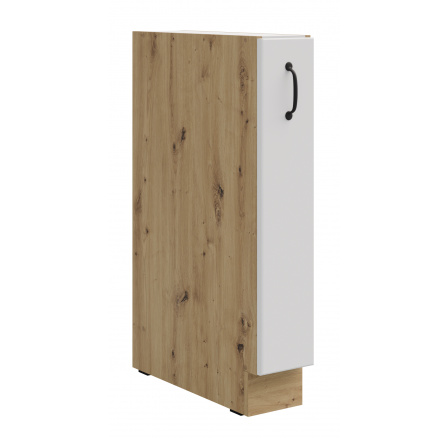 Dolní skříňka STELLO - 15 D CARGO BB, Dub Artisan/Bílý mat