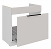Dolní skříňka COMBO - 80 ZL 1S BB, Bílá/Kašmír