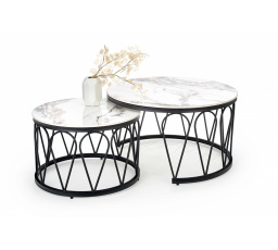 Konferenčný stôl FORMOSA, biely mramor