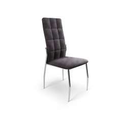 Jedálenská stolička K416, sivý zamat
