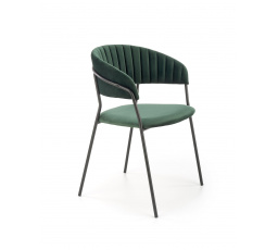 Jedálenská stolička K426, zelený zamat