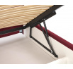 Posteľ MODULO 160 - korpus, Bordo Monolith 59