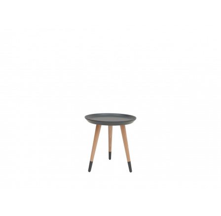 stôl LAWA 024 (TXL024) sivý/bukový prírodný (TX062/TX002)