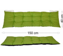 Podsedák 150x40 svetlozelený melír