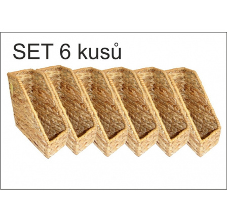 Držiak na časopisy s vodným hyacintom 6 kusov