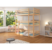 Trojposchodová posteľ TEDRO 180x80 Pine