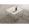 Konferenčný stolík Roni Zlatý+Biely