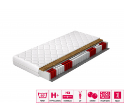 Taštičkový matrac Pini 90x200 Hypoalergénny poťah Microfibre